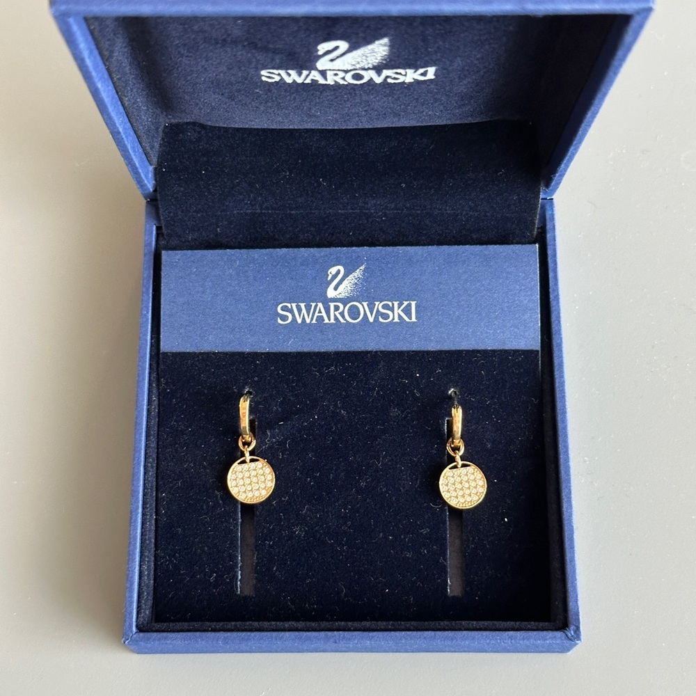 Swarovski 1035648 Bella Pierced Earrings BDIA/RUS PE 1.5cm